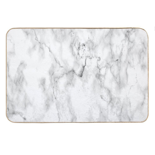 Carrara Marble Bath Mat