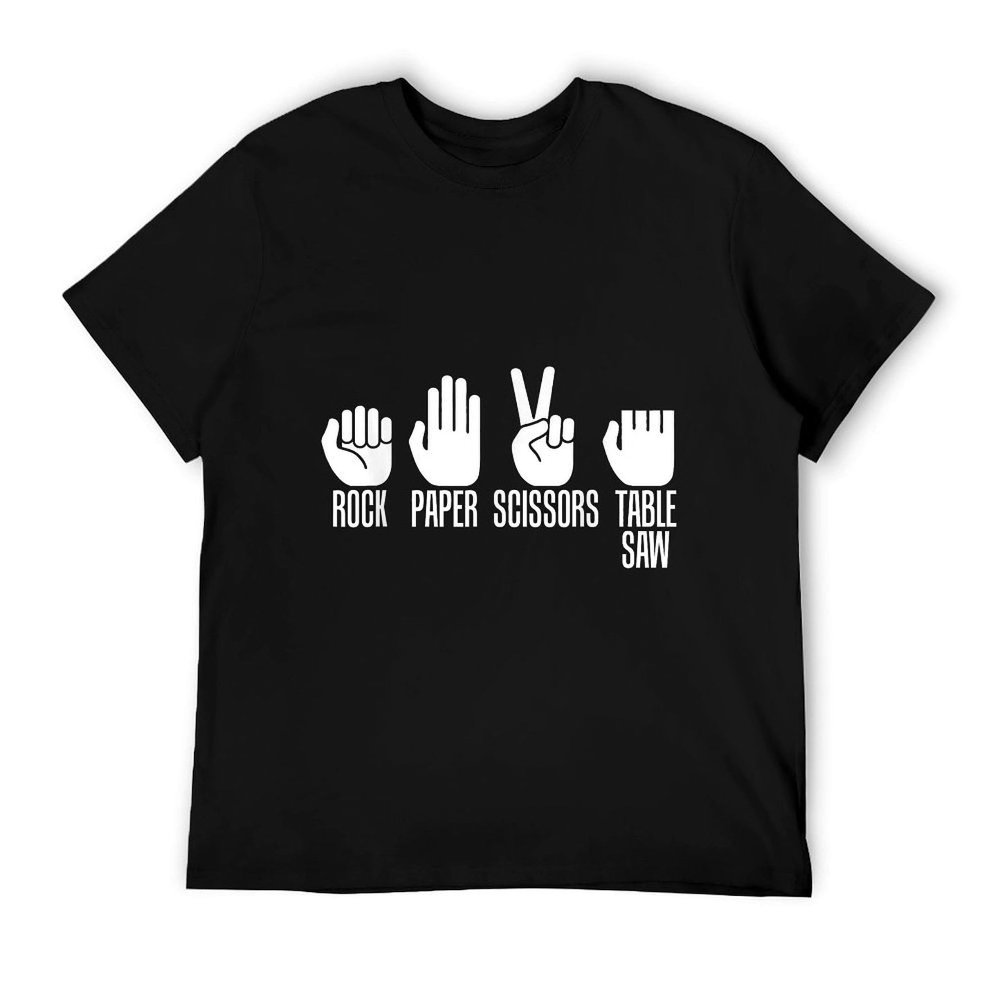 Carpenters Rock Paper Scissor Table Saw Fathers Day T-Shirt