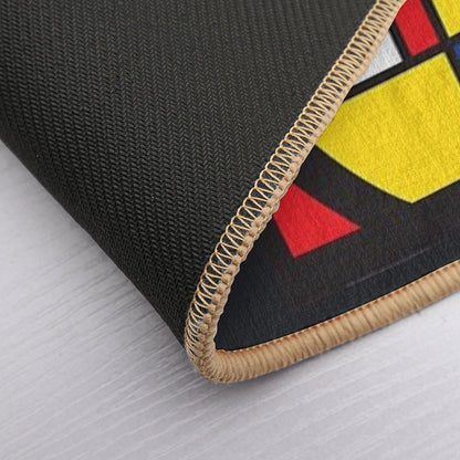 Mondrian Bicycle Art  Versatile Bath Mat