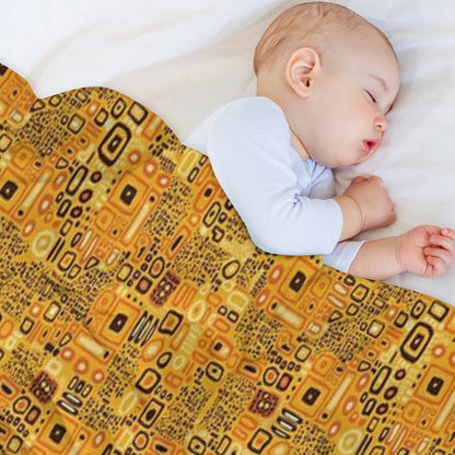 Klimt Pattern Throw Blanket