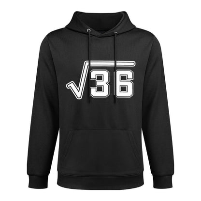 6 7 Meme Couple Square Root 36 49 Funny 67 Christmas Shrink-Resistant Hoodie