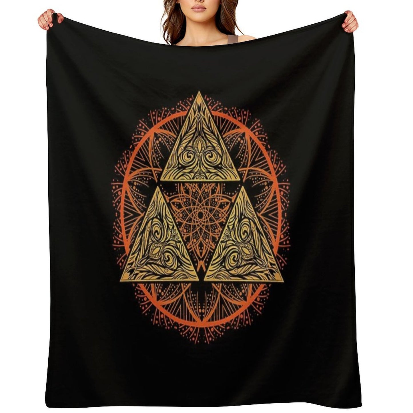 Mandalaforce Throw Blanket