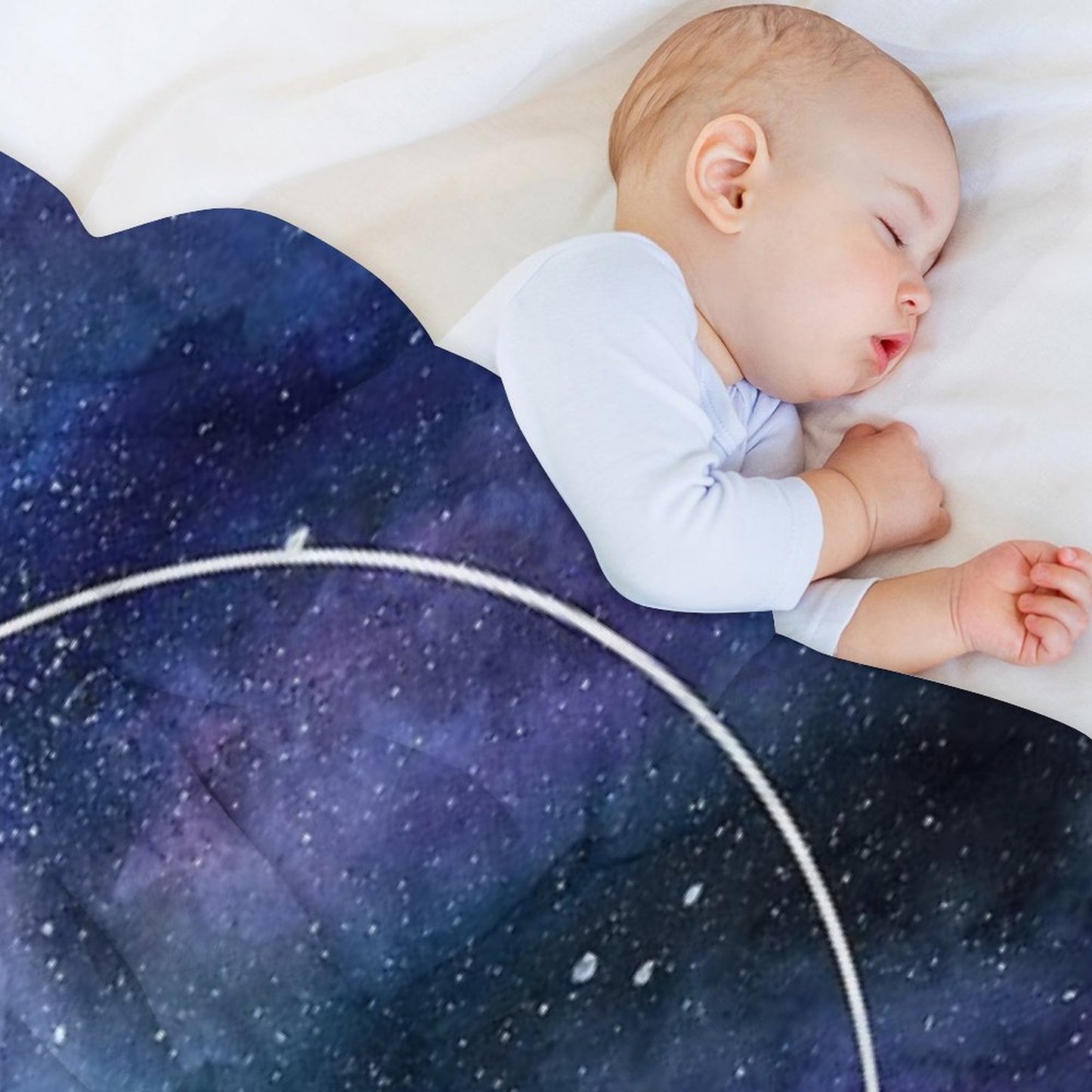 Night Court Symbol Watercolor Throw Blanket