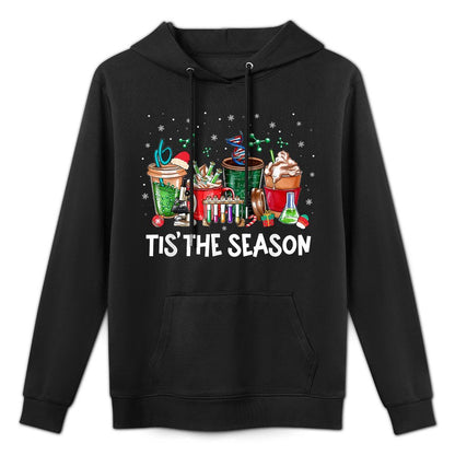 Lab Tech Laboratory Technician Christmas Xmas Tis The Season Customizable Surface Hoodie
