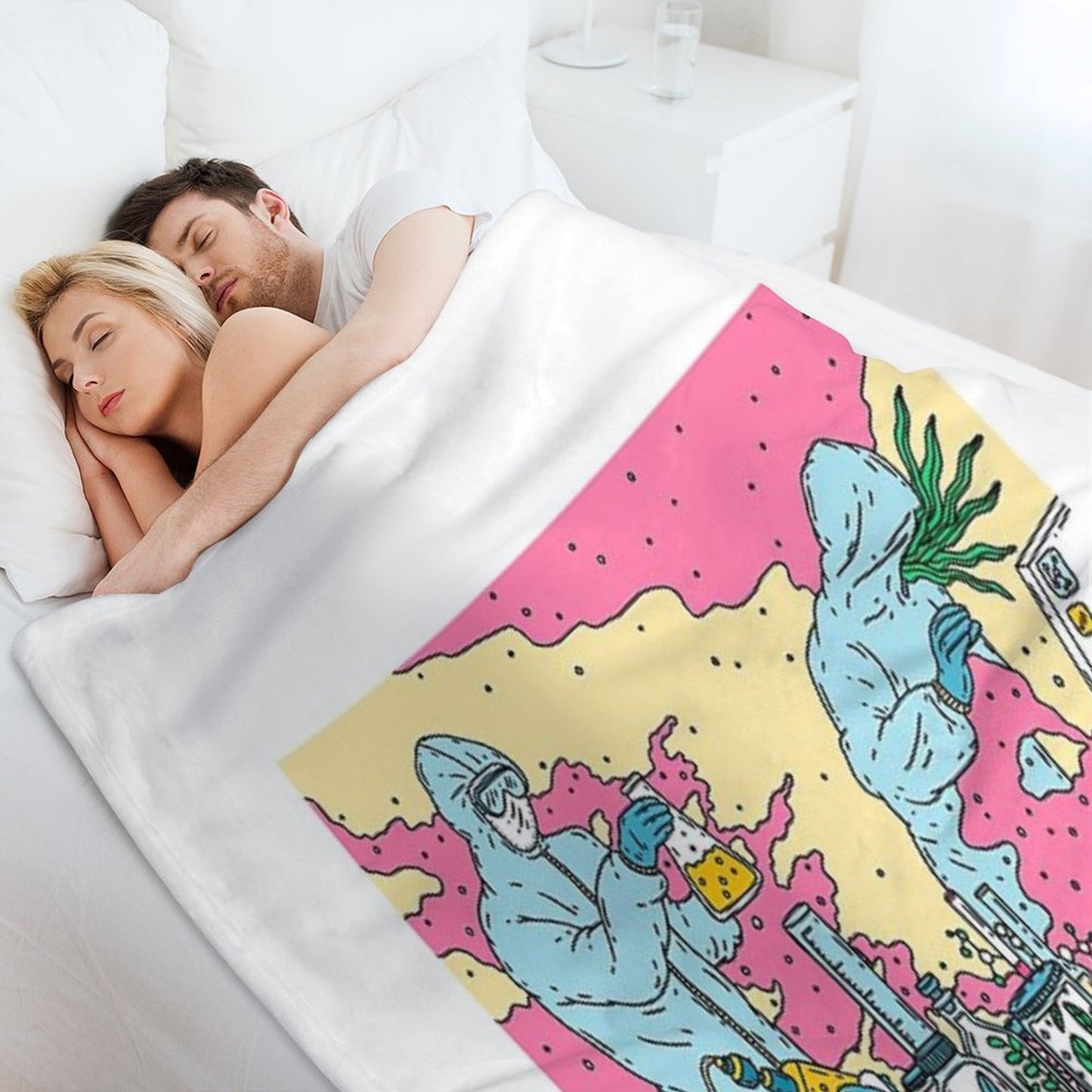 Bioengineering Throw Blanket