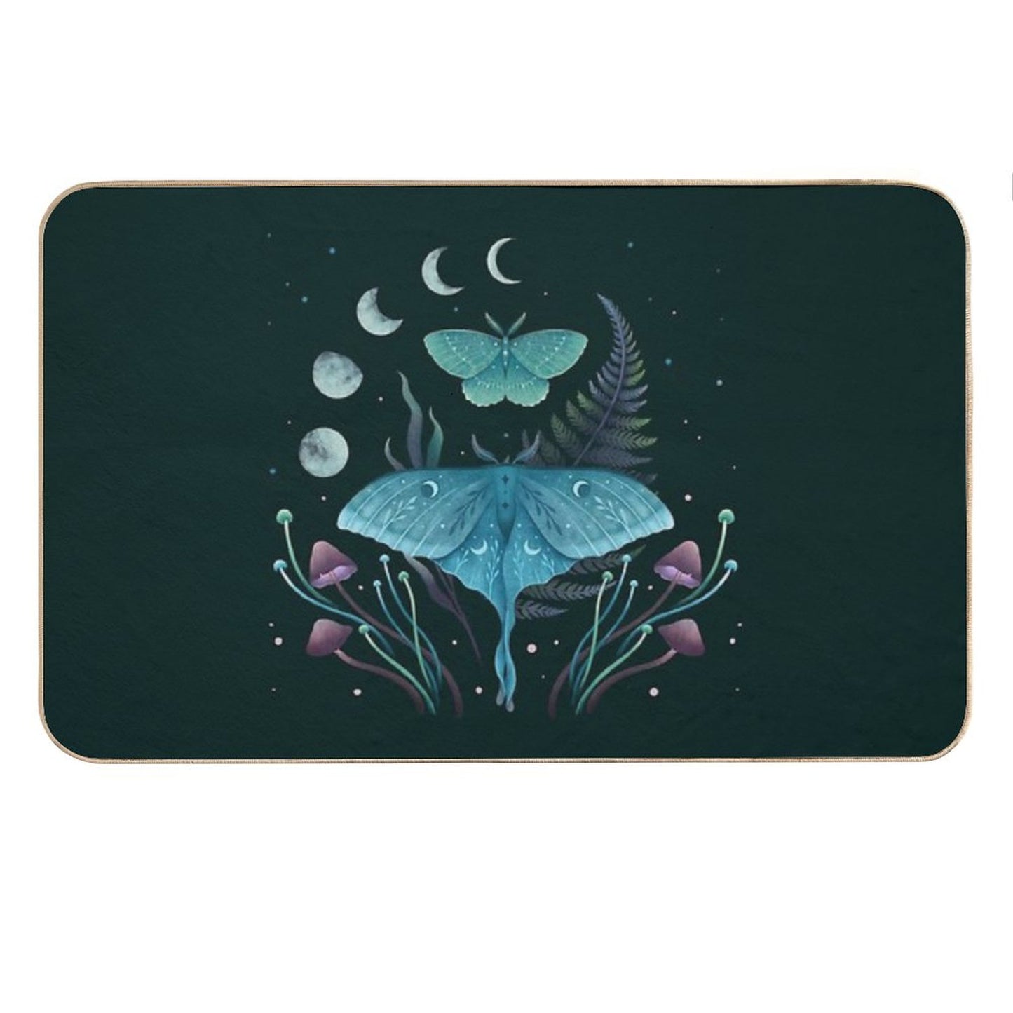 Luna And Emerald Bath Mat