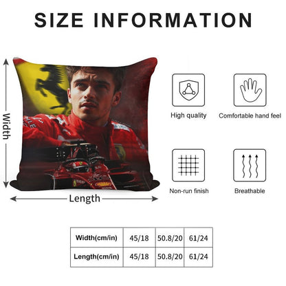 Charles Leclerc F1 2022 Soft Gift Ready Throw Pillow