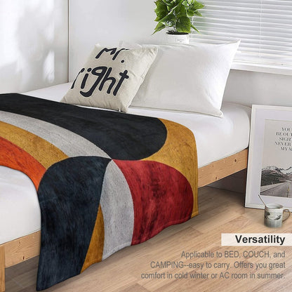 Geometric Shapes Throw Blanket