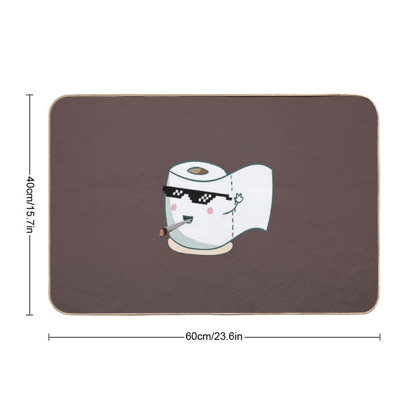 The Essential Funny And Cuddly Tp Dealer T-shirt Bath Mat