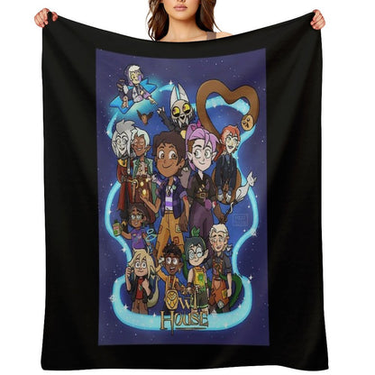 The Owl House Finale Throw Blanket