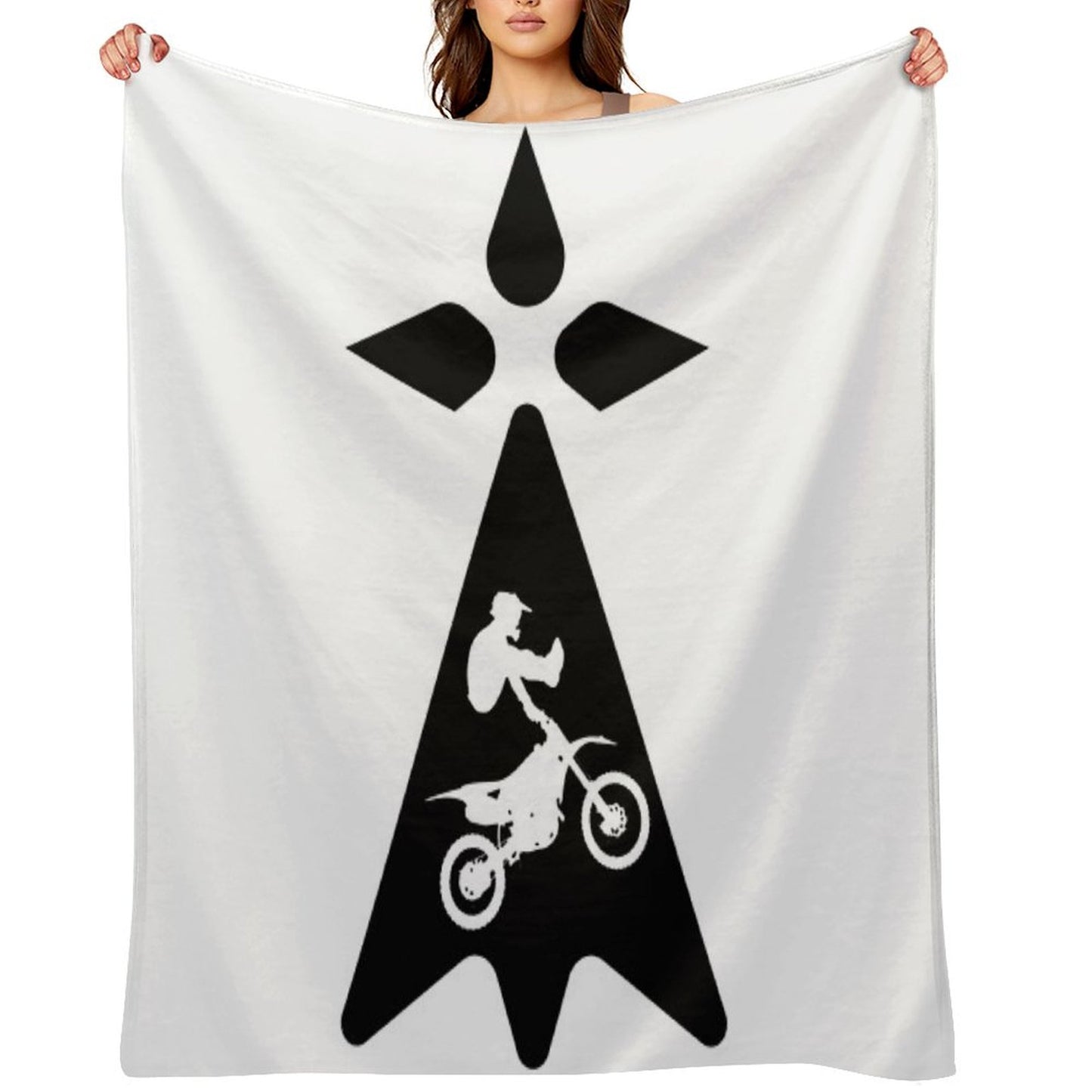 Biker Breizh Throw Blanket