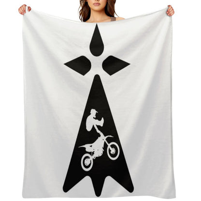 Biker Breizh Throw Blanket