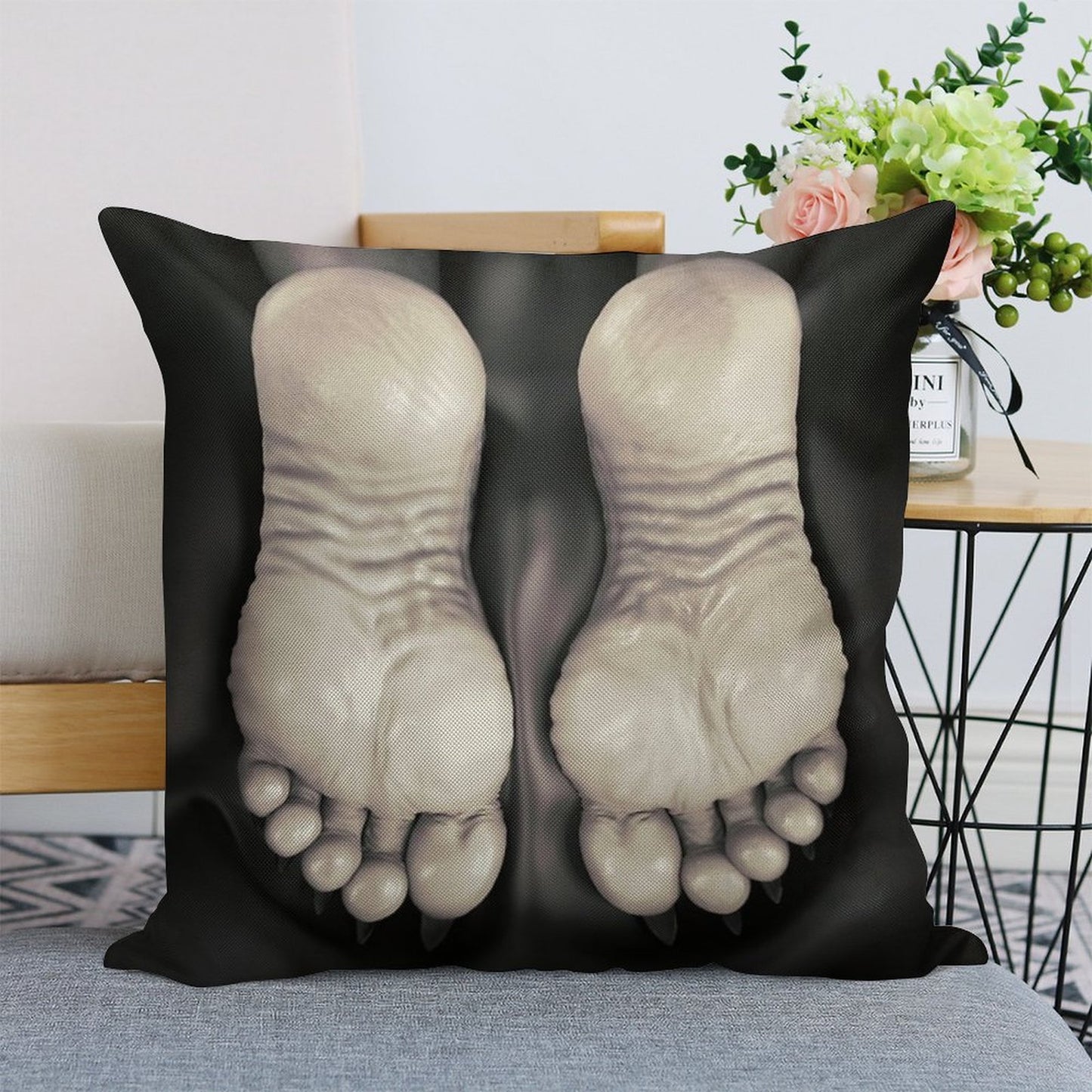 Instruments of Power Linen Throw Pillow Cover