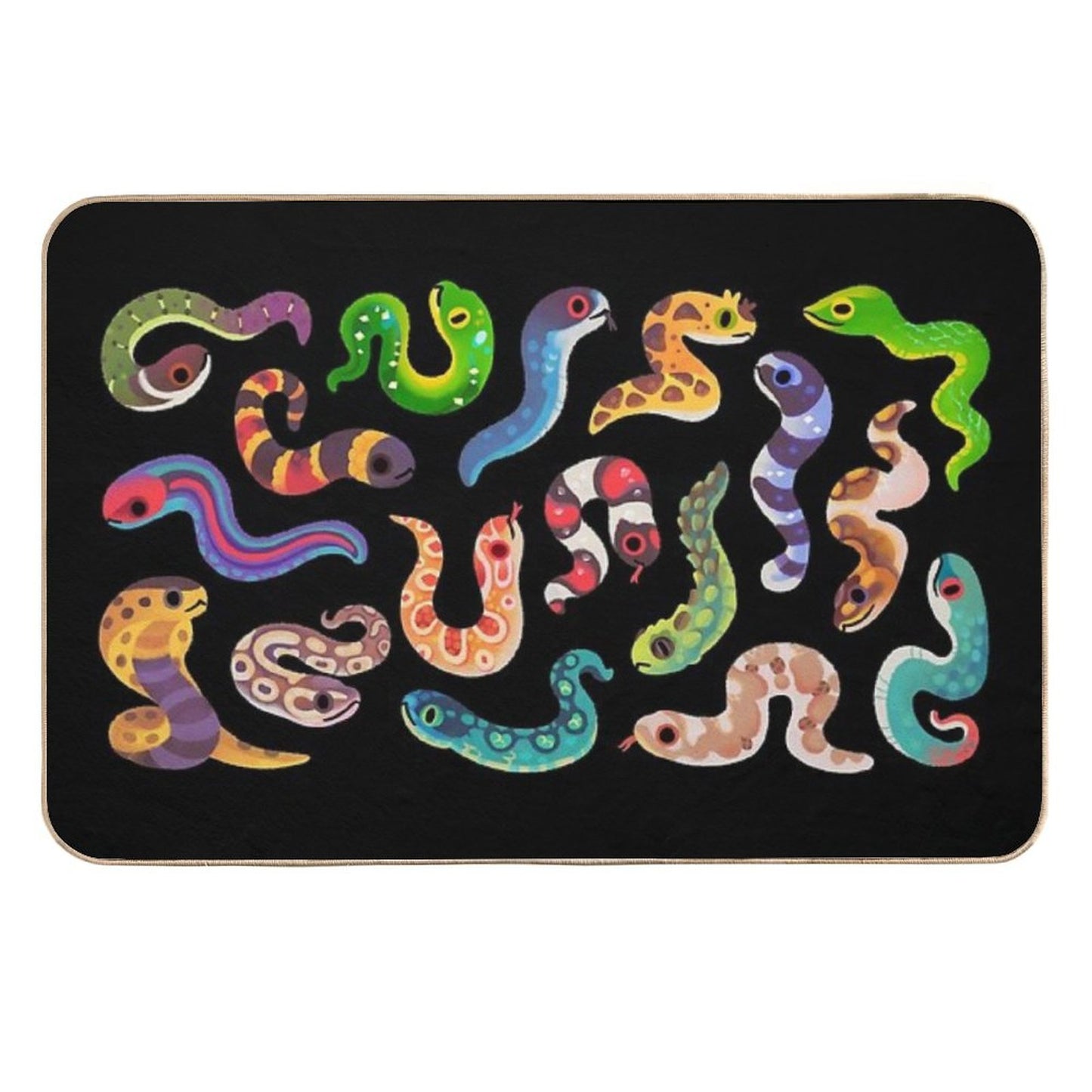 Serpent Day  Long-Lasting Bath Mat