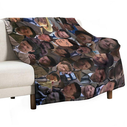 Castiel Collage Blanket Throw Blanket