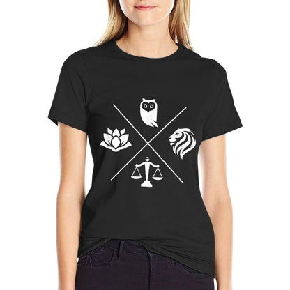Stoic Virtues Wisdom Temperance Justice Courage Stoicism T-Shirt
