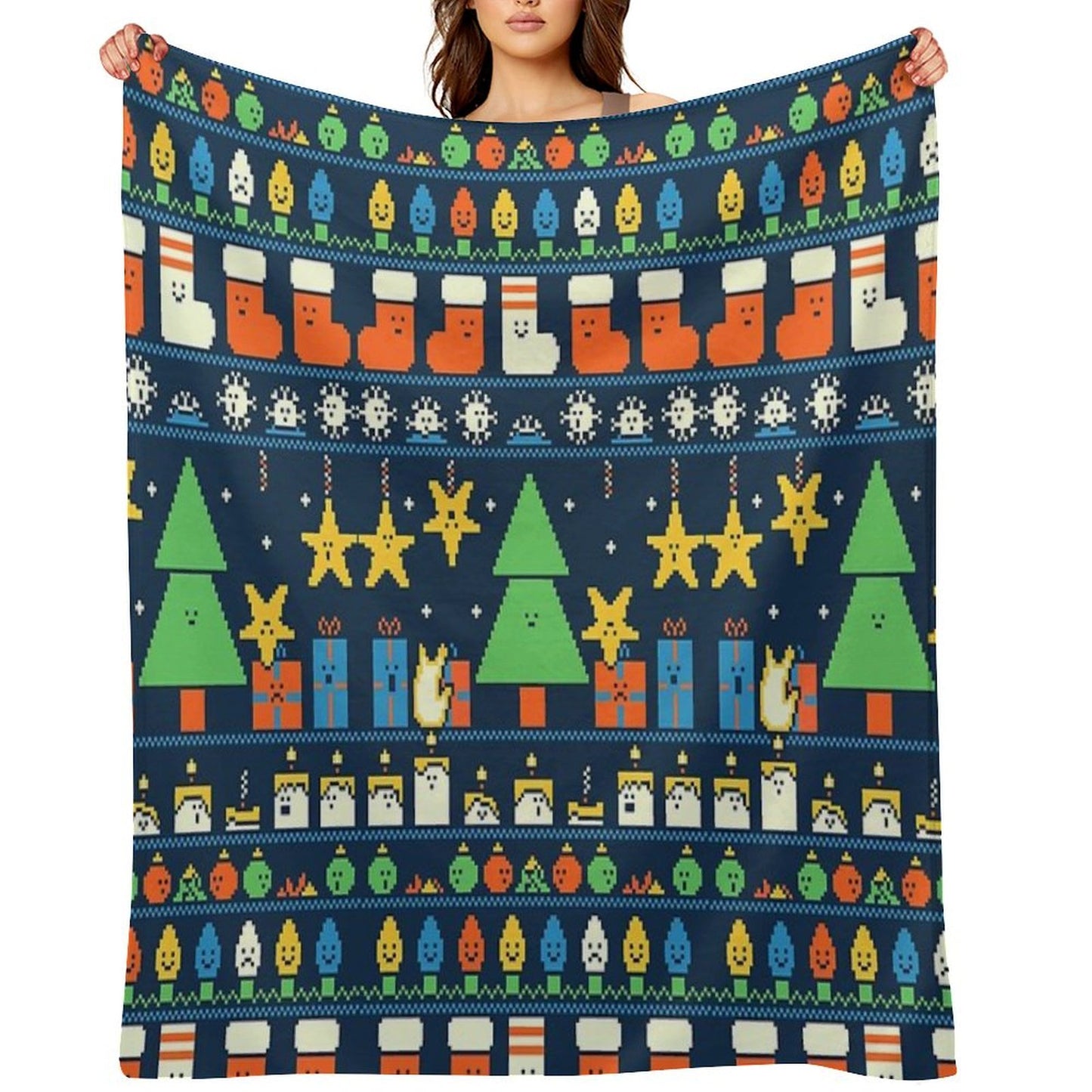 Merry Christmess Throw Blanket