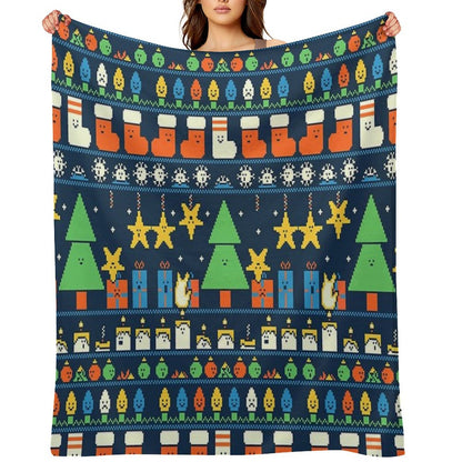 Merry Christmess Throw Blanket