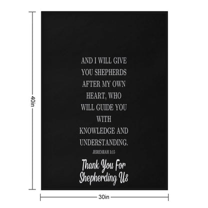 Pastor Appreciation Throw Blanket