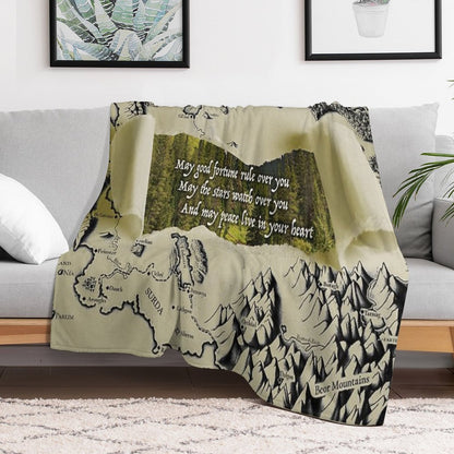 Eragon Elvish Greeting Throw Blanket