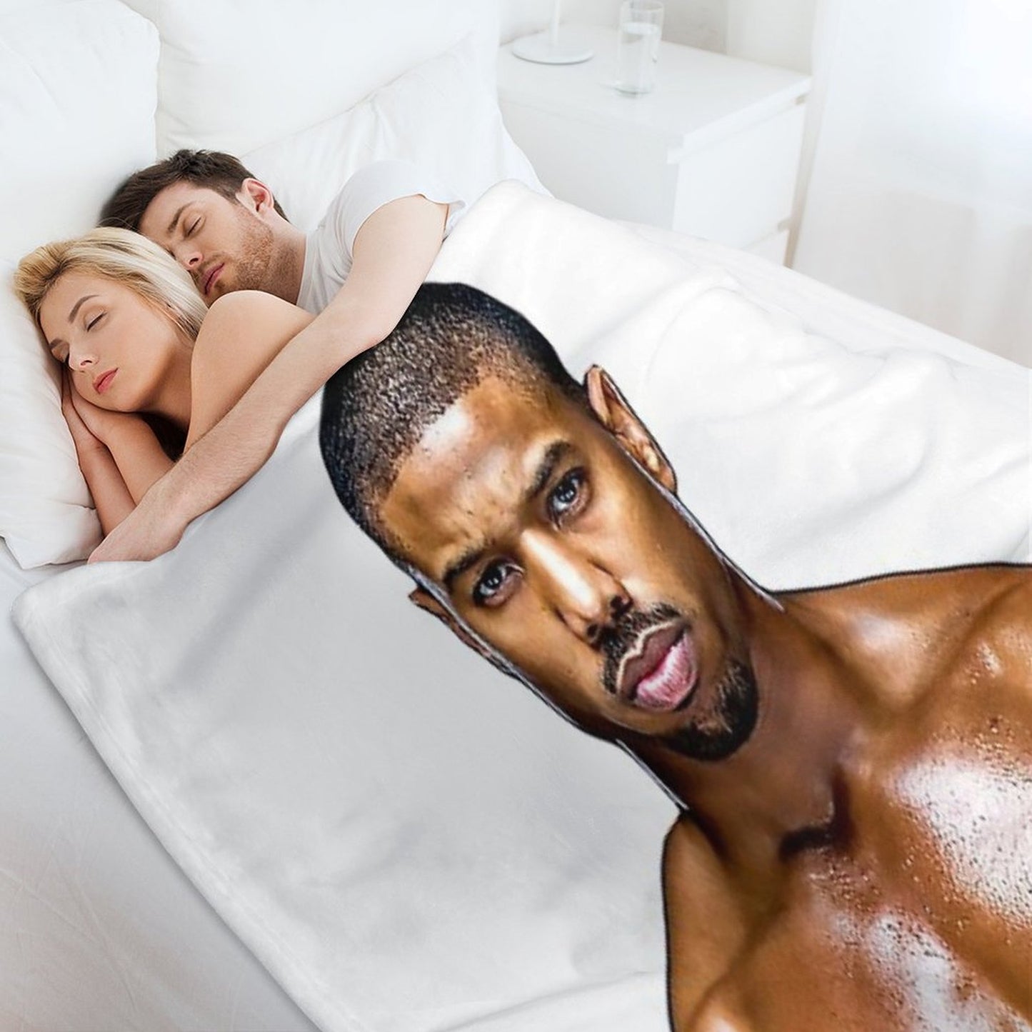 Michael B. Jordan Throw Blanket