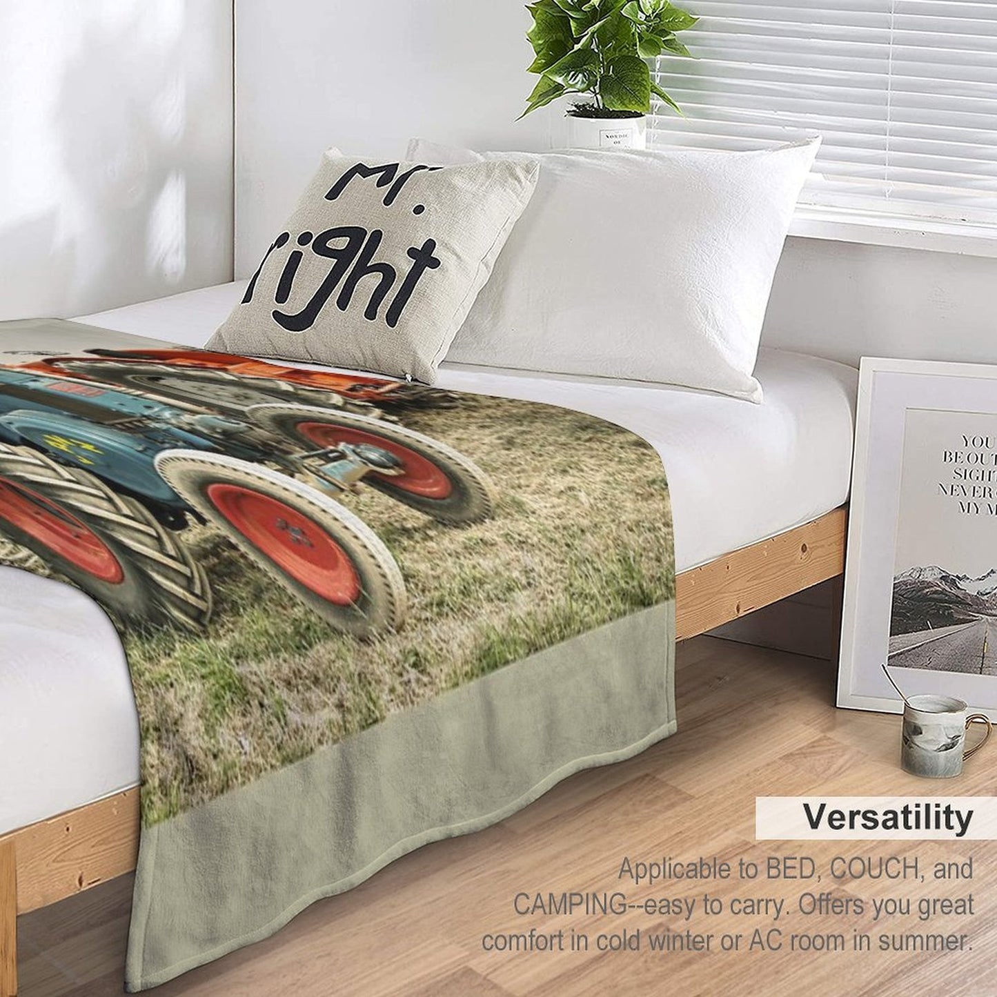 Blue Lanz Throw Blanket