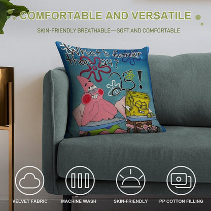 What’s Funnier Than 24 Soft Warmth Comfort Throw Pillow