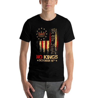 No Kings Vintage America 1776 October 18  Wrinkle-resistant T-Shirt