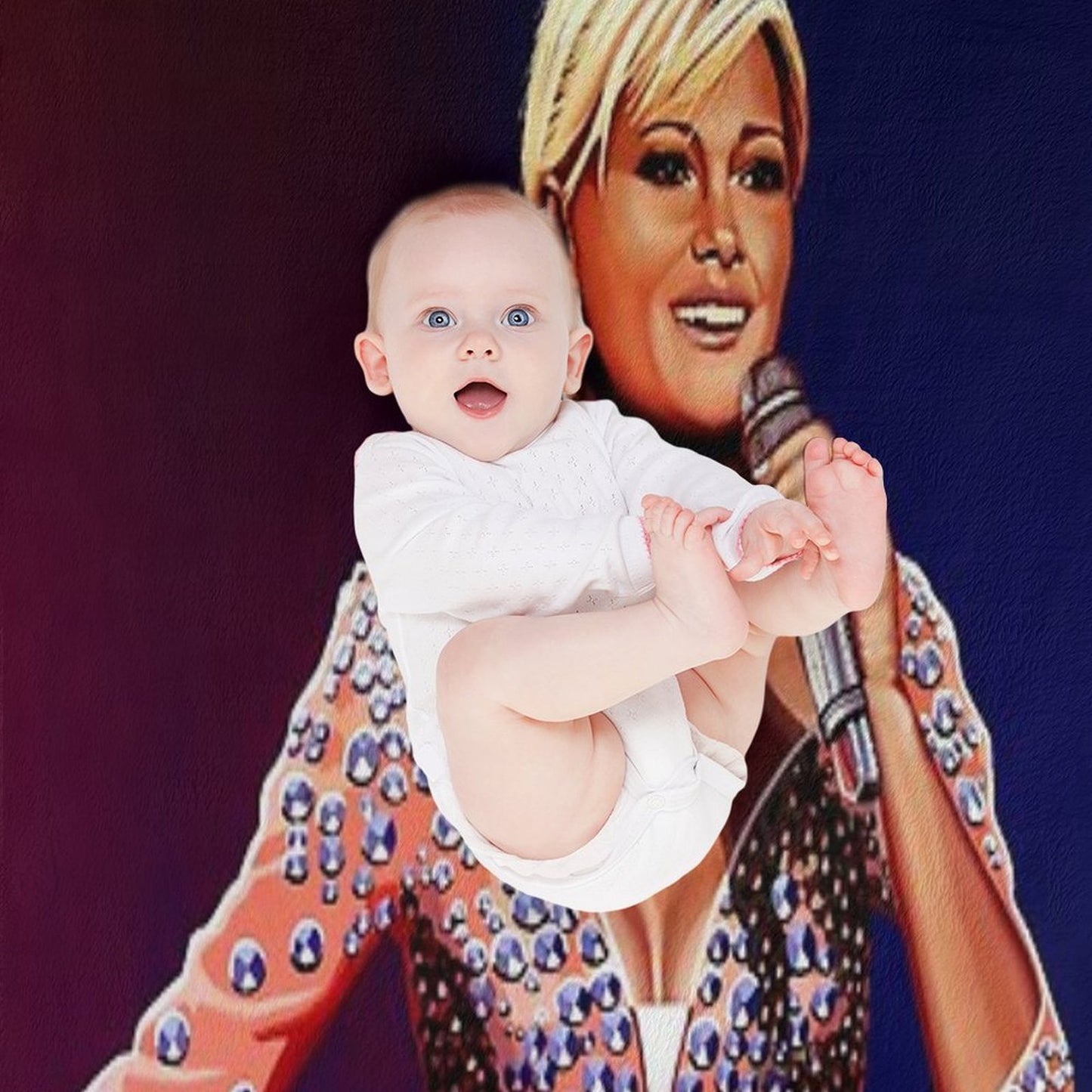 Helene Fischer Painting Throw Blanket