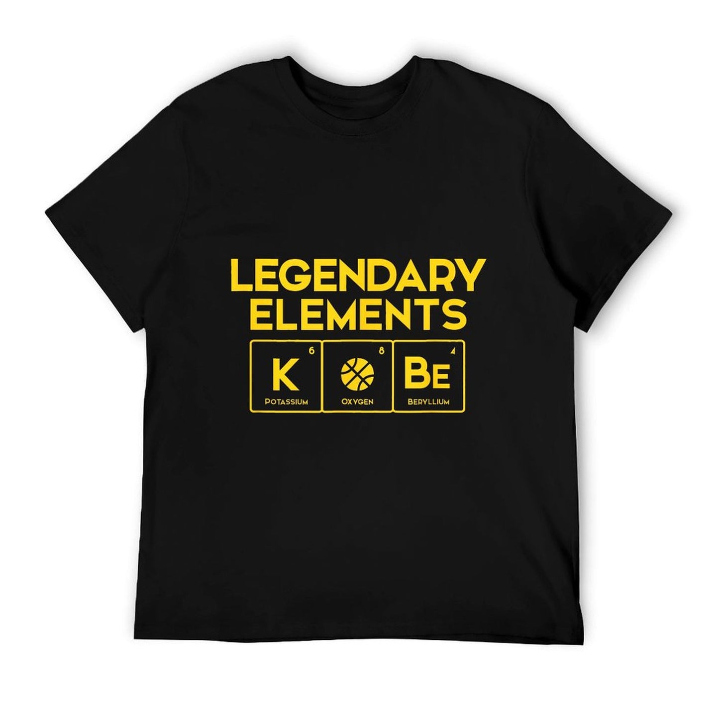 Legendary Elements of Basketball, K-O-Be, Periodic Table Fun T-Shirt