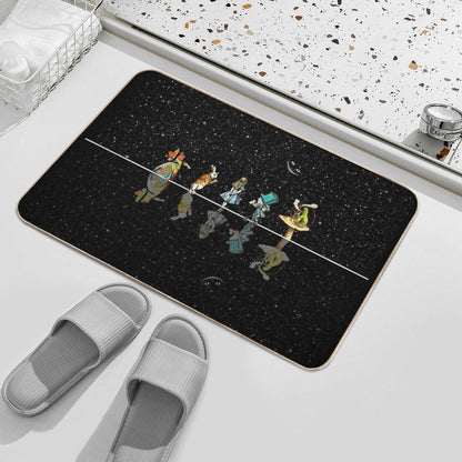 Wonderland Starry Night - Alice In Wonderland Bath Mat