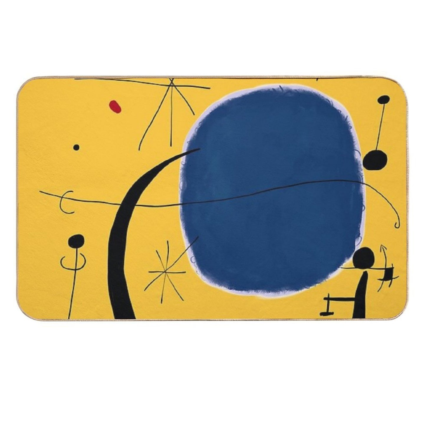 Joan Mirò #9  Dirt-Trapping Bath Mat