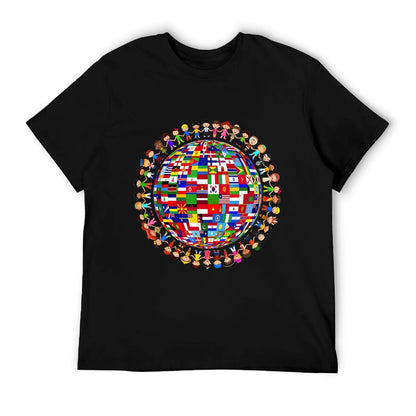 National Flags Circle World Peace International Day Of Peace T-Shirt