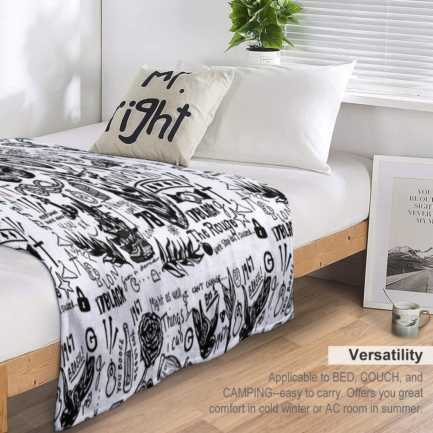 Tattoos Collage Throw Blanket