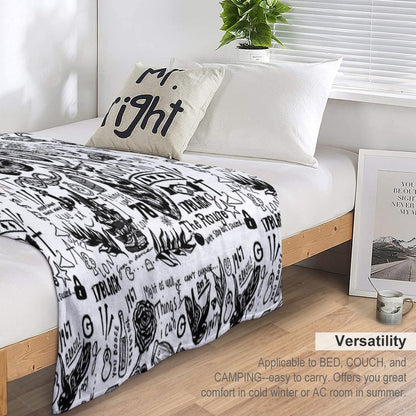 Tattoos Collage Throw Blanket