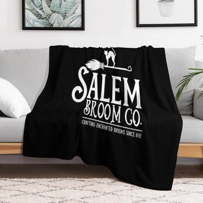 Salem Broom Company - Witch Halloween Lazy Costume Women Throw Blanket