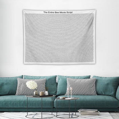 The Entire Bee Movie Script Tapestry