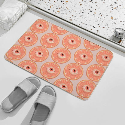 Seeing Orange  Versatile Bath Mat