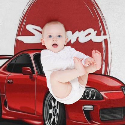 Supra MK-4 Red Candy Throw Blanket