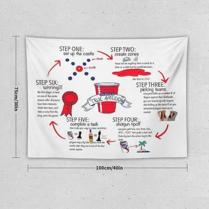 True American Rules Tapestry