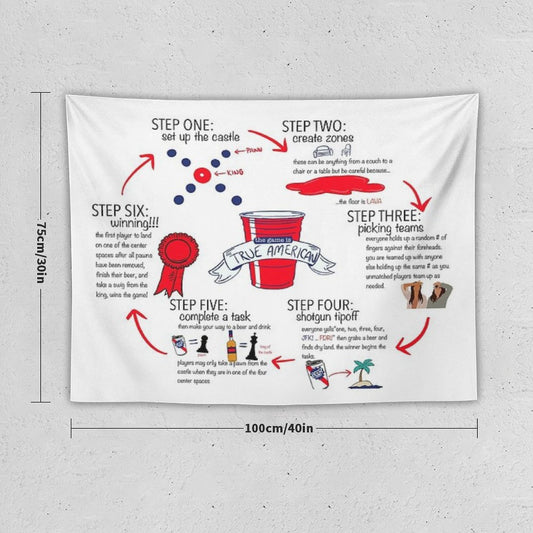 True American Rules Tapestry