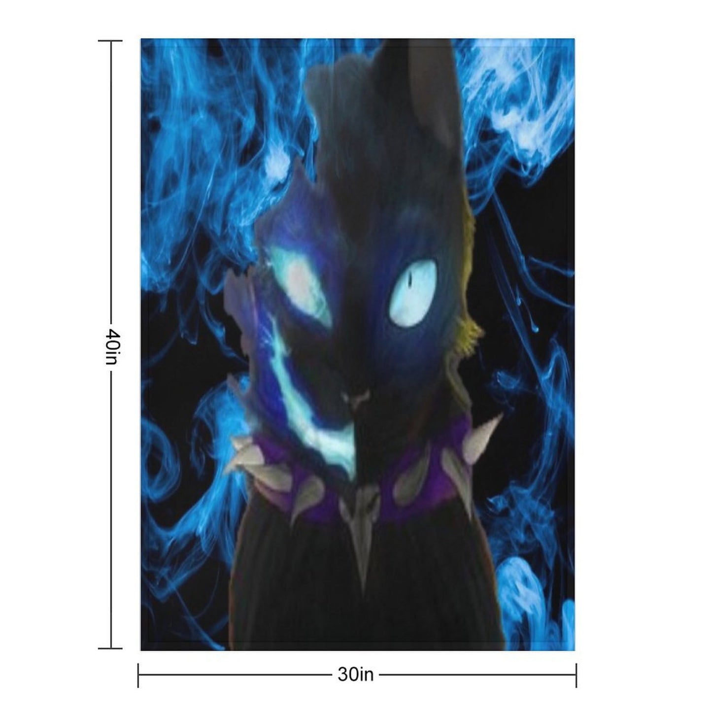 SCOURGE Warrior Cat Throw Blanket