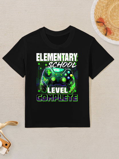 Controller Elementary School Level Complete Graduation Boys Kids T-Shirt