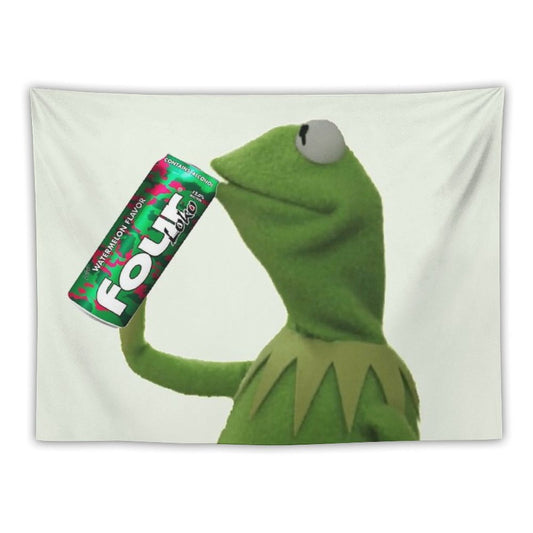 Kermit Sips Four Loko Tapestry
