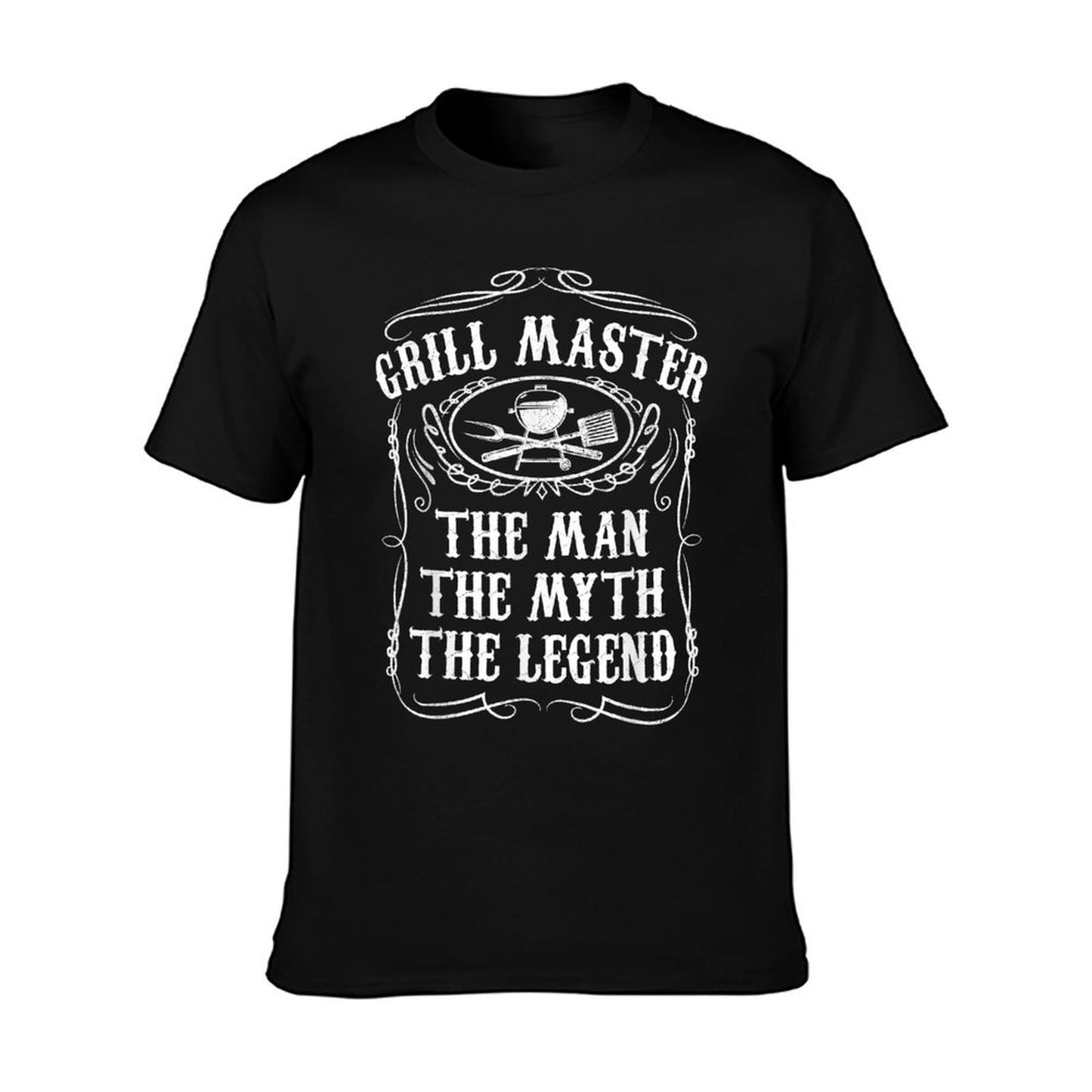 Grill Master The Man The Myth Legend Funny BBQ Smoker Gift T-Shirt