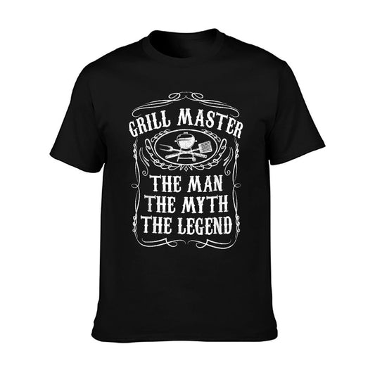 Grill Master The Man The Myth Legend Funny BBQ Smoker Gift T-Shirt
