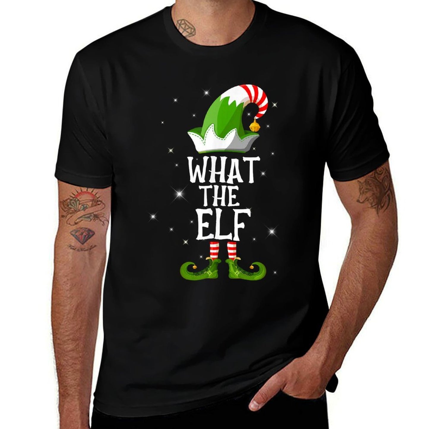 What The Elf Family Matching Group Christmas  Graphic-printed T-Shirt