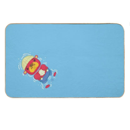 Pascal Floating in The Sea Bath Mat