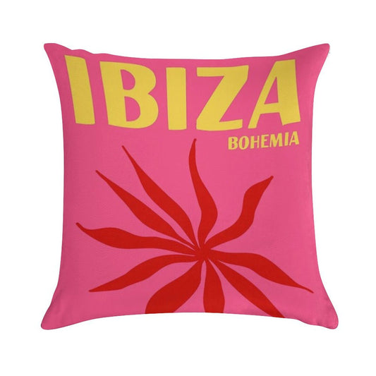 Ibiza Bohemia Print Soft Multiple Sizes Throw Pillow