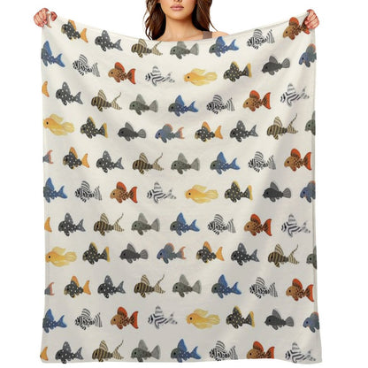 Pleco! Throw Blanket
